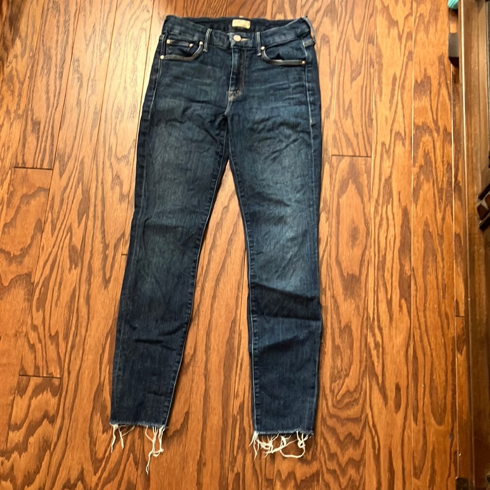 MOTHER Dark Blue Jeans